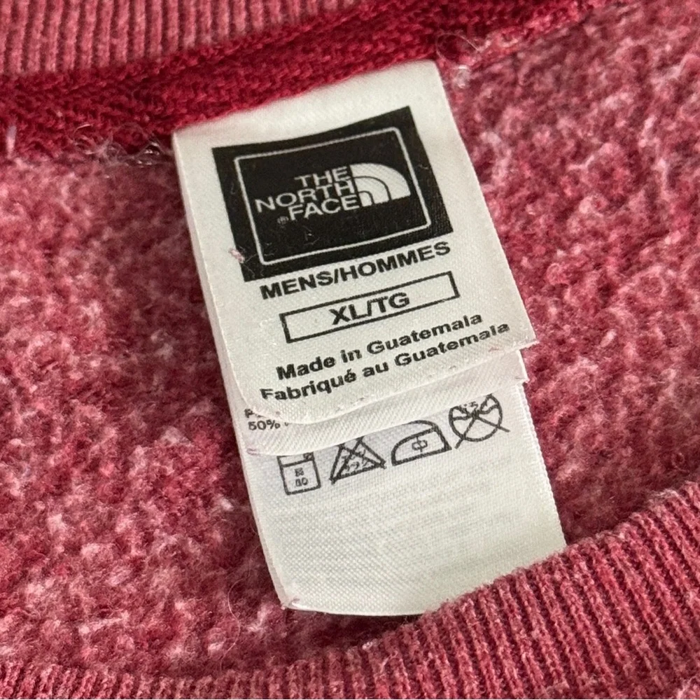 The North Face Men's XL Heathered Red Long Sleeve Pull Over Sweatshirt